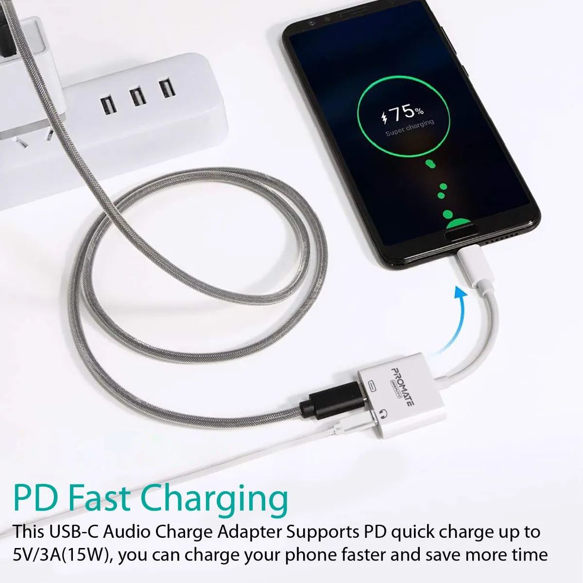 2-in-1 Audio & Charge USB-C Adapter