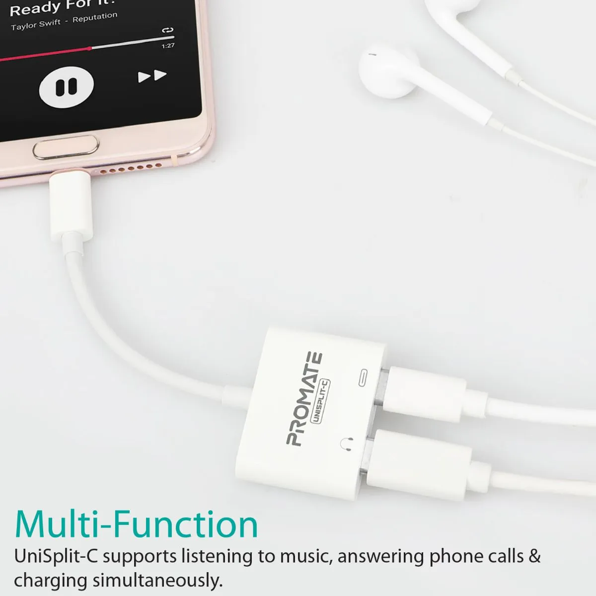 2-in-1 Audio & Charge USB-C Adapter