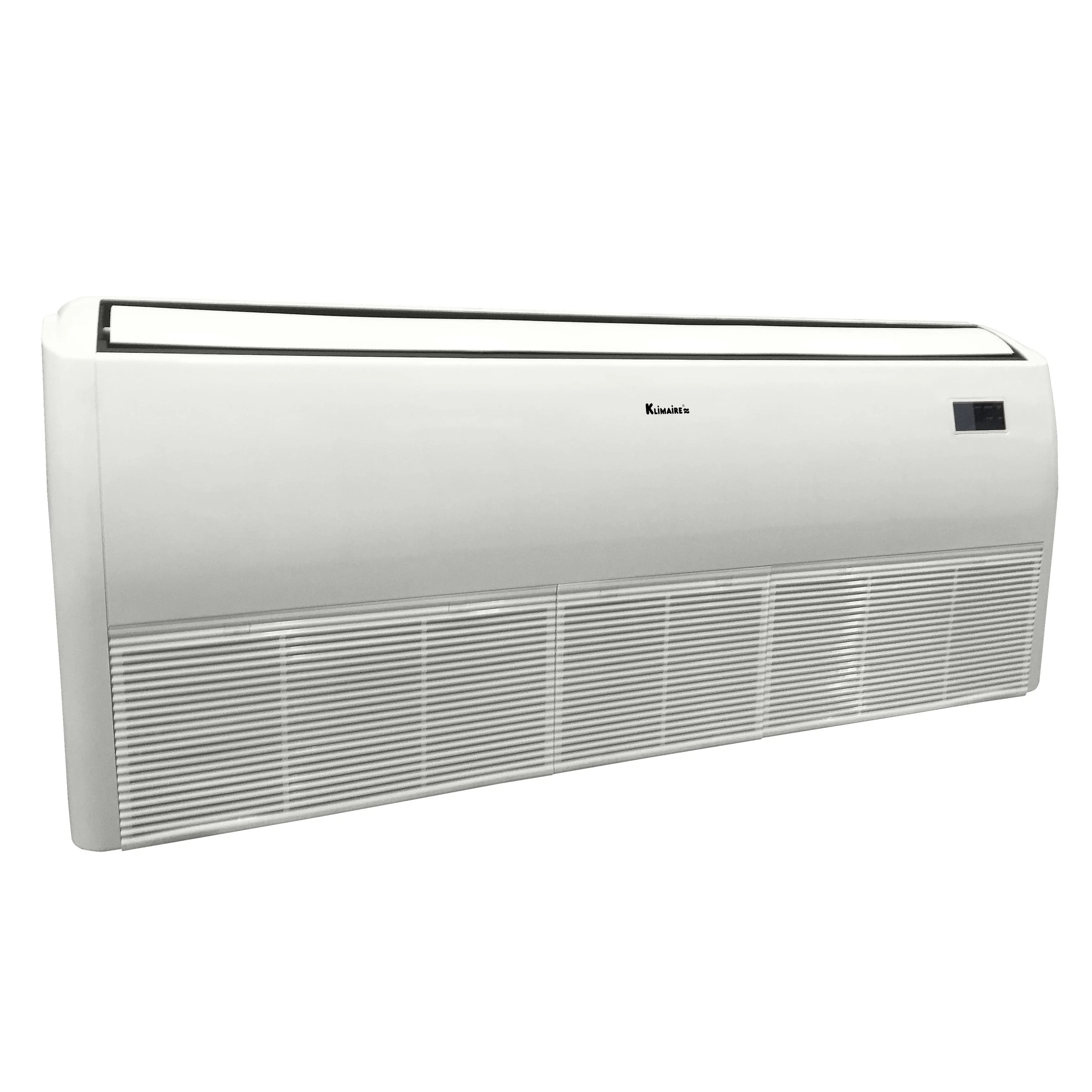 36,000 Btu 19 SEER2 Klimaire Light Commercial Floor-ceiling Ductless Mini-split Inverter Air Conditioner Heat Pump System 220V