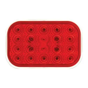 77013BP Rectangular Spyder LED Light (RED/RED) #77013BP