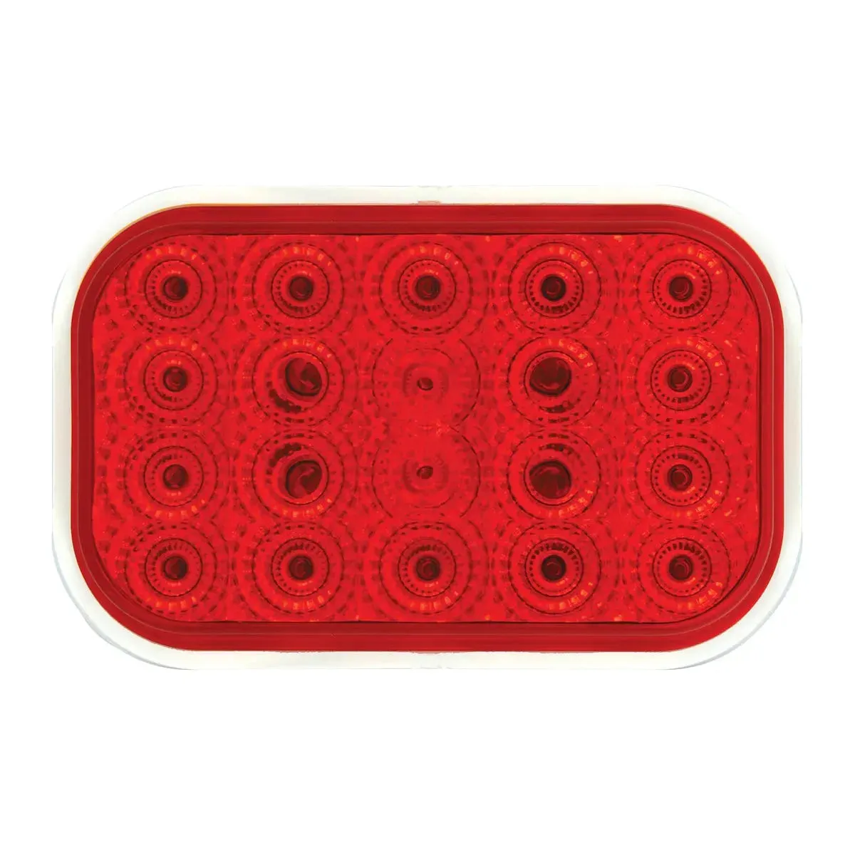 77013BP Rectangular Spyder LED Light (RED/RED) #77013BP