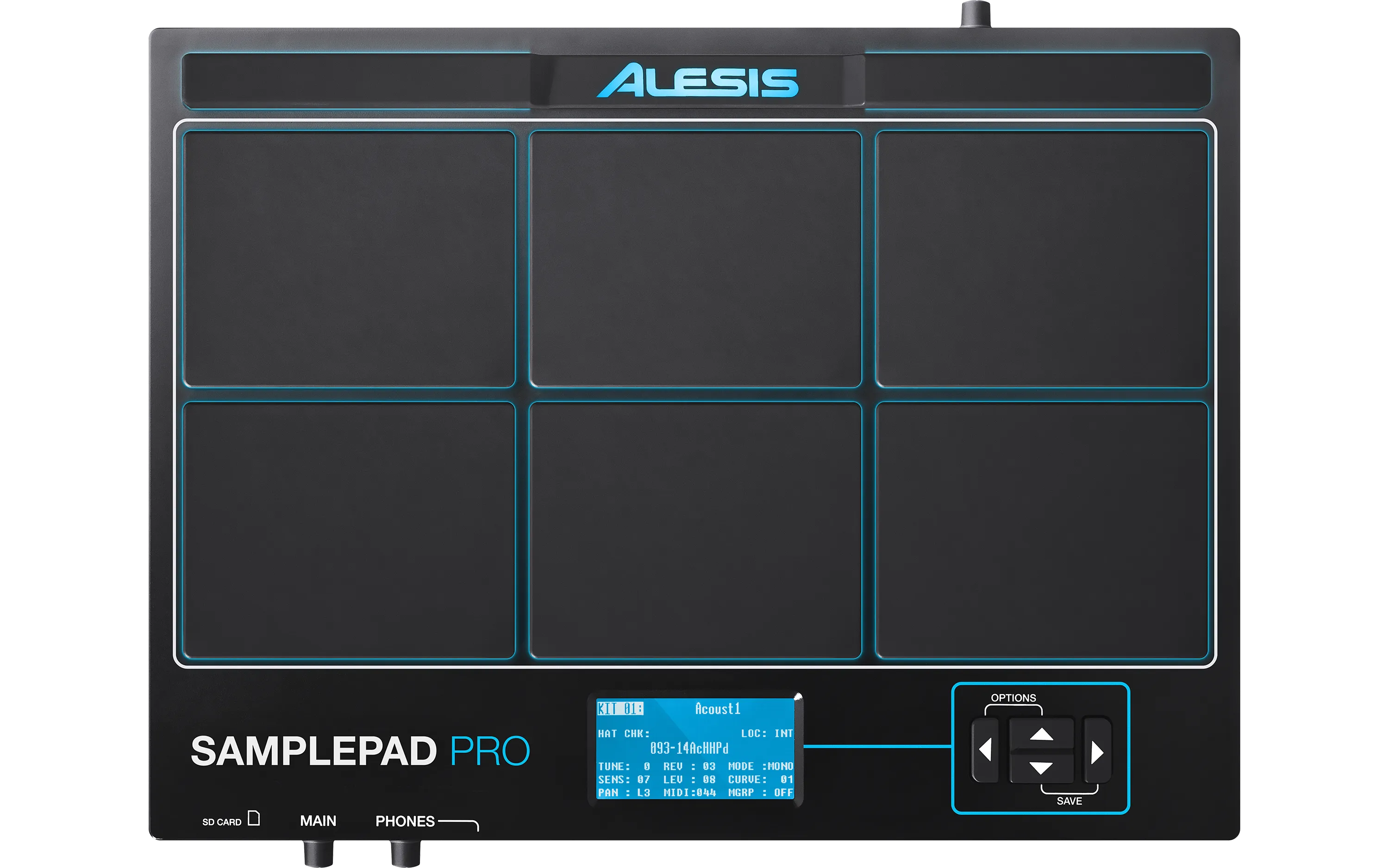 Alesis SAMPLEPAD PRO 8-Pad Percussion and Sample-Triggering Instrument