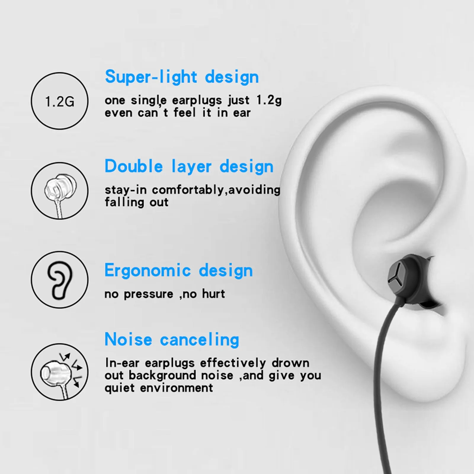 Anti-noise In-ear Headphones