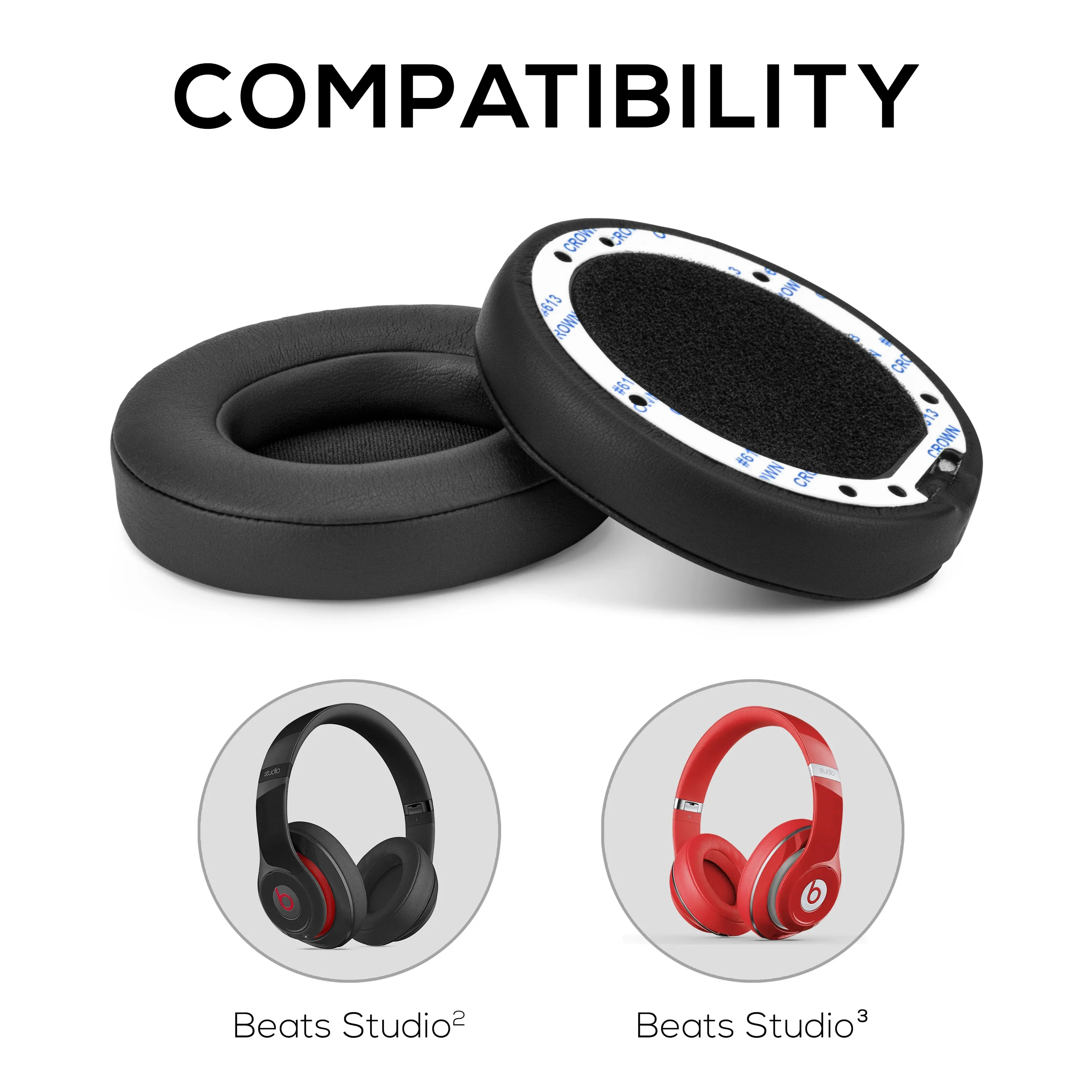 BEATS Studio Premium Replacement Earpads by Brainwavz