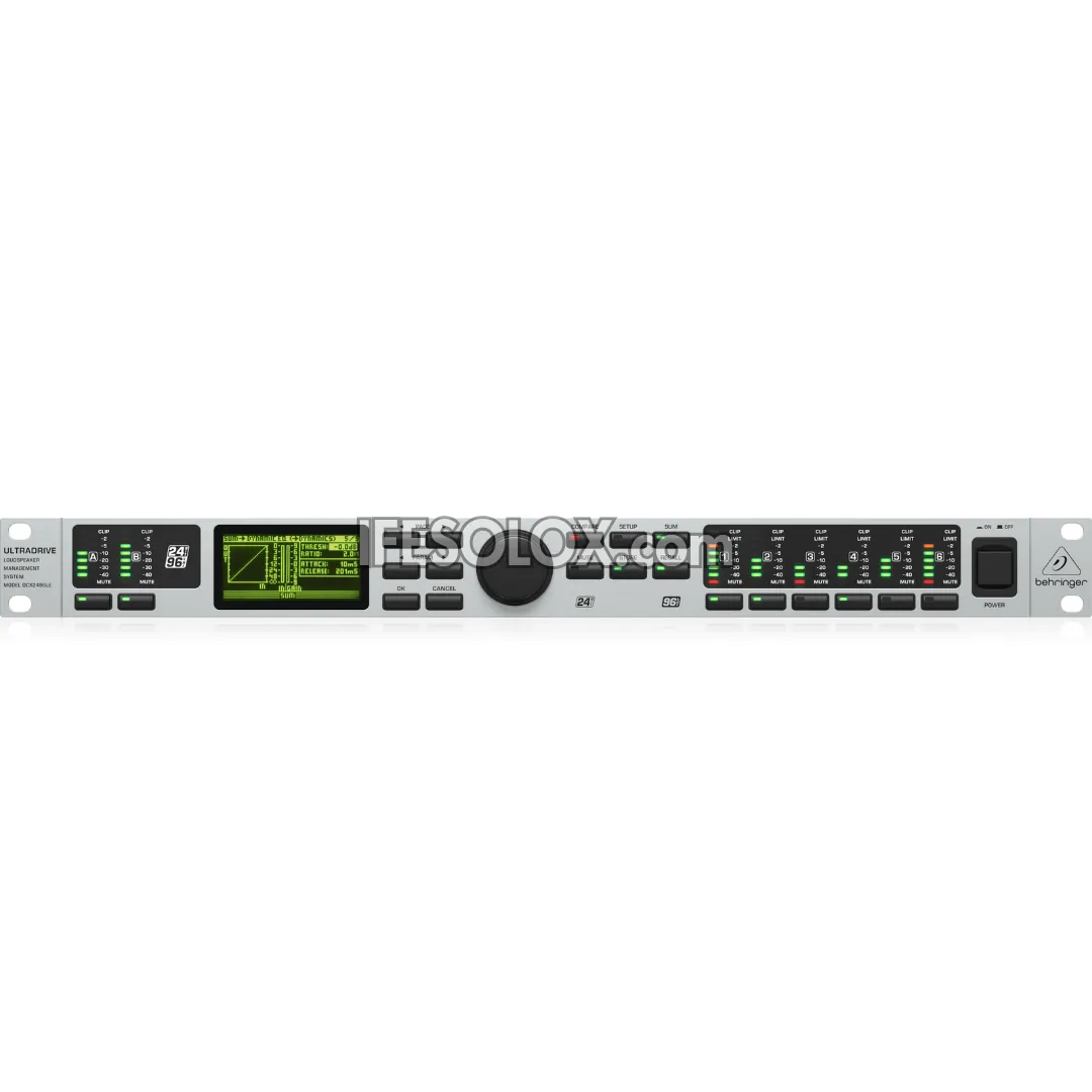 Behringer ULTRADRIVE DCX2496LE Ultra-High Precision Digital Loudspeaker Management System - Brand New