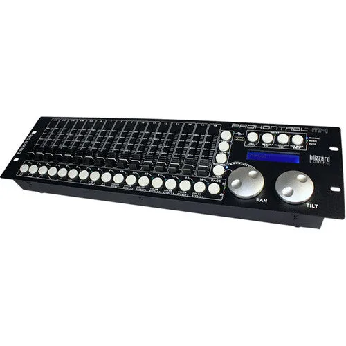 Blizzard Lighting ProKontrol MH 16 Fader Pan/Tilt Wheels DMX Lighting Controller - 576CH