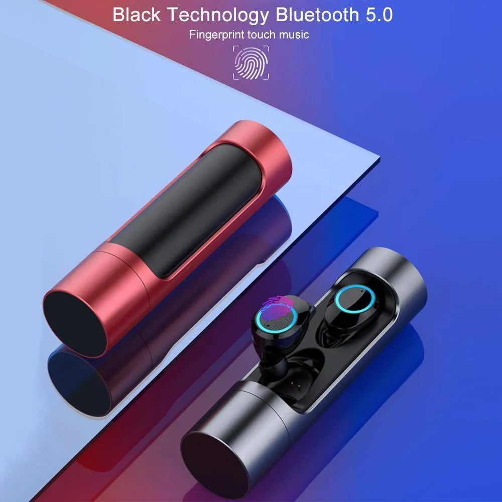 Bluetooth 5.0 Touch Control Earphone Mini Twins Wireless Earphones Stereo Headset