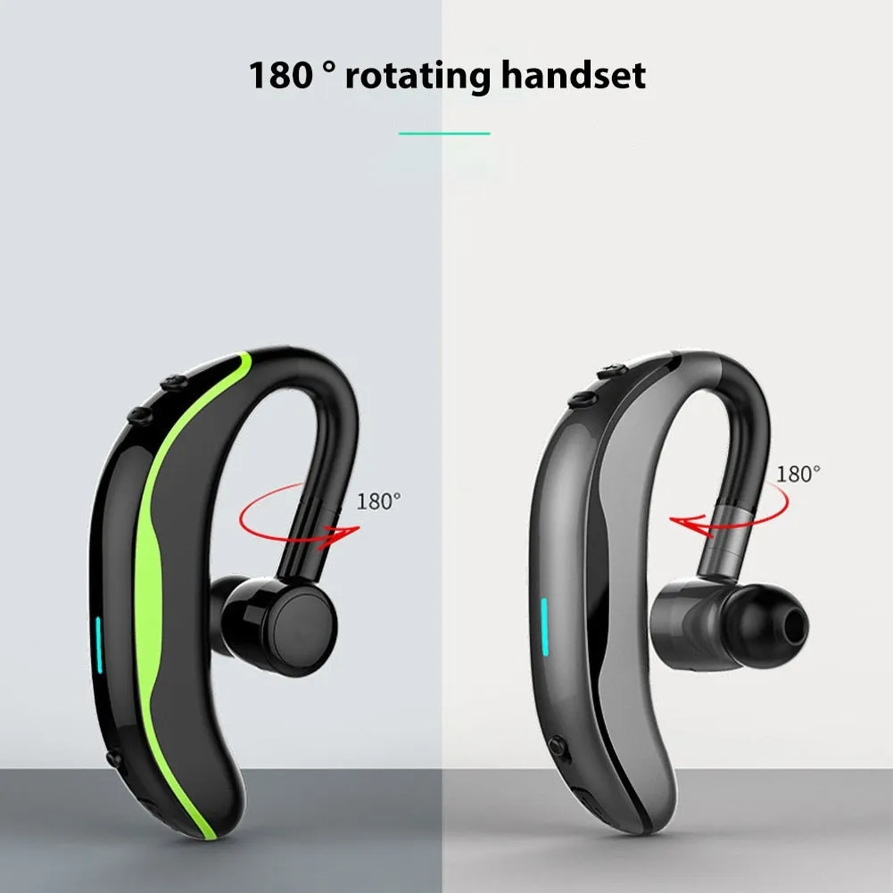 F600 Wireless Hands-Free Earphone (Earhook Design, Unisex Headset, Smart Dual Connect)