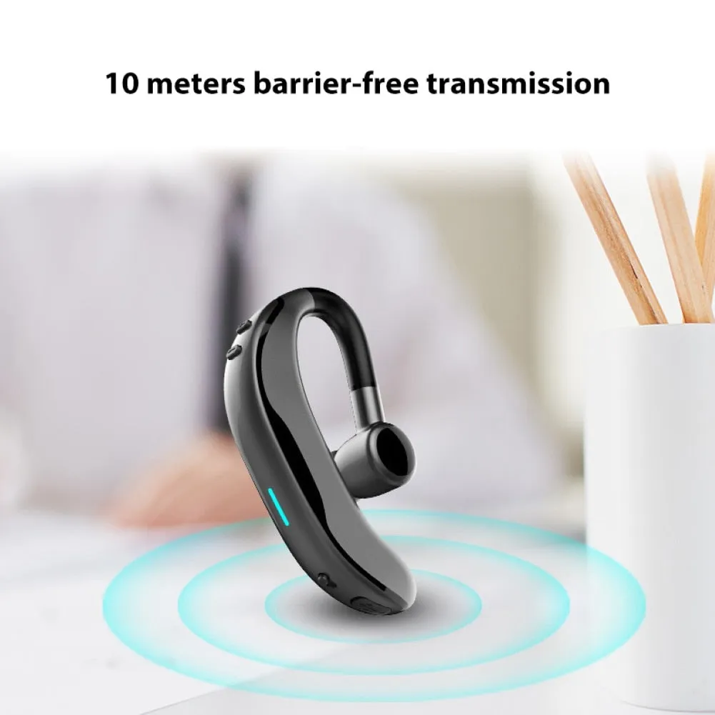 F600 Wireless Hands-Free Earphone (Earhook Design, Unisex Headset, Smart Dual Connect)