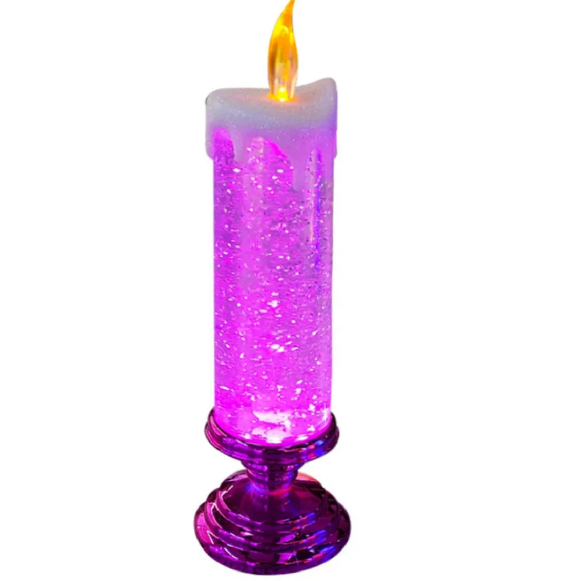 🎃Festival Offer🔥-LED Christmas Candles With Pedestal