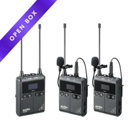 Godox WMicS1 Dual Kit UHF Wireless Microphone System (OPEN BOX)