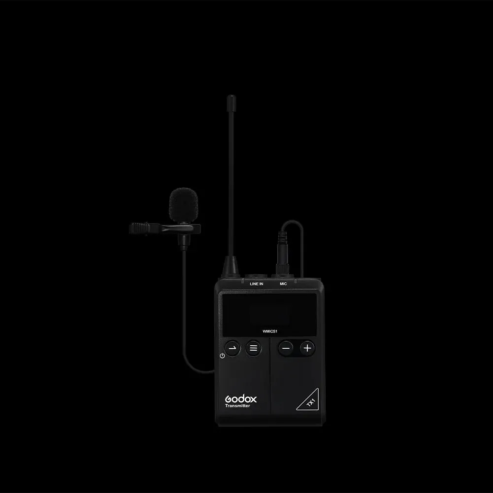 Godox WMicS1 Dual Kit UHF Wireless Microphone System (OPEN BOX)