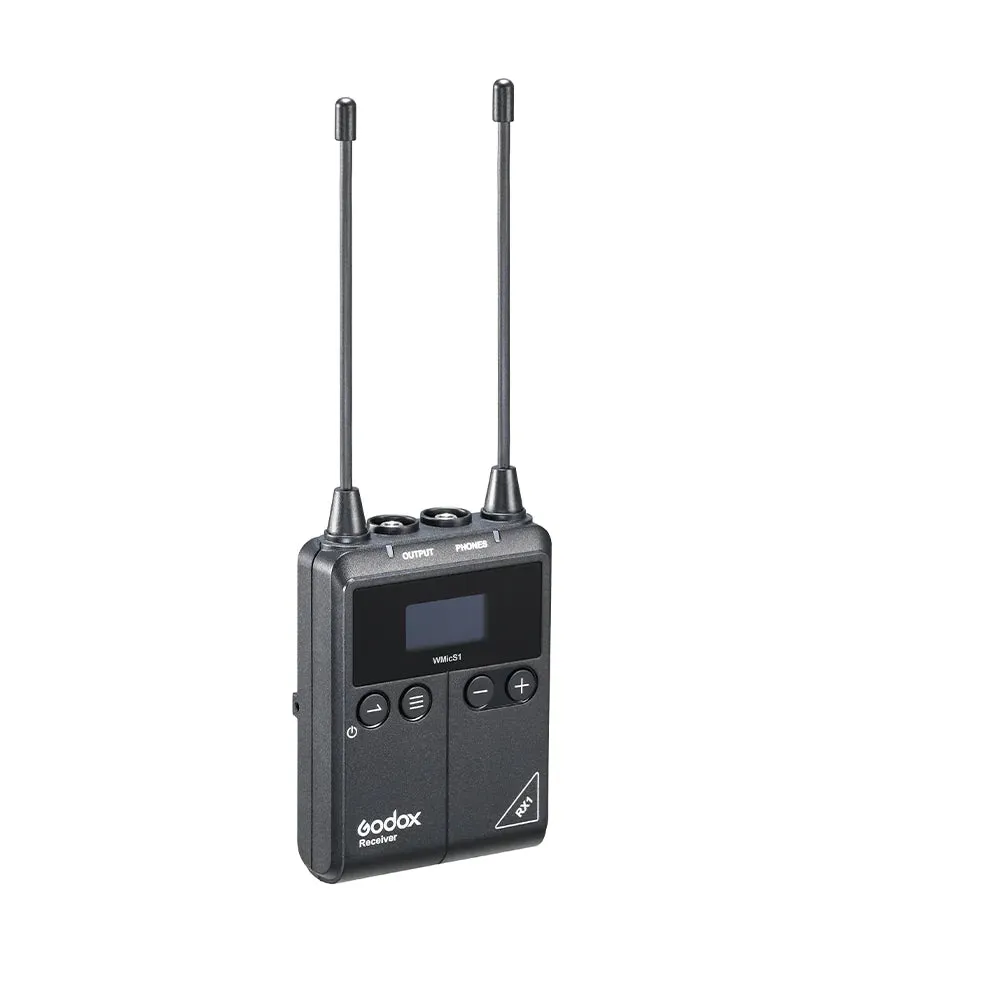 Godox WMicS1 Dual Kit UHF Wireless Microphone System (OPEN BOX)