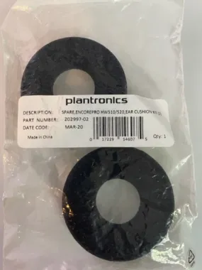 HP Plantronics Replacement Ear cushions (2) Encore Pro HW510 HW520