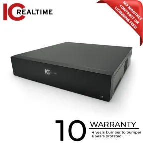 IC Realtime - HDVR-EL3200-2U5MP-AI2 / 32Ch Coax   IP / Rack-Mount Pentabrid / 80TB Max (Starting At 8TB HDD) 5MP/8MP (Coax/IP) Support / 128 Mbps Bandwidth