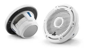 JL Audio M6 6.5in Coaxial Speakers White Classic Grille