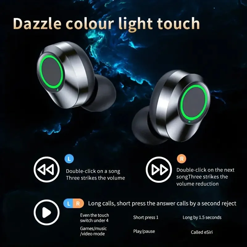 Mini Wireless Earbuds with Digital Display - True Wireless Stereo Earphones