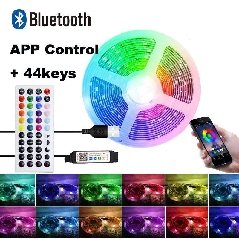 RGB LED Strip Lights: Ambient Lighting with Music Sync & Smart Control