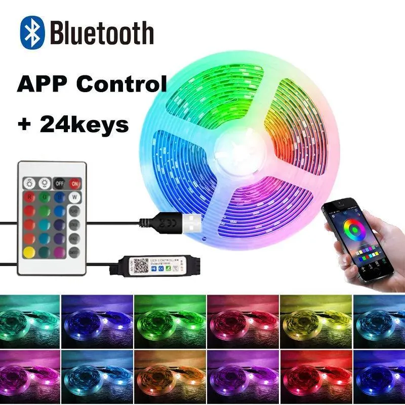 RGB LED Strip Lights: Ambient Lighting with Music Sync & Smart Control