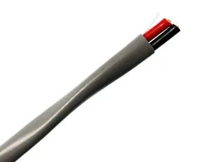 Riser (CMR) Security Alarm Cable - 16/2 AWG, CL3R, Stranded (19 Strand), Unshielded, 1000ft, Gray