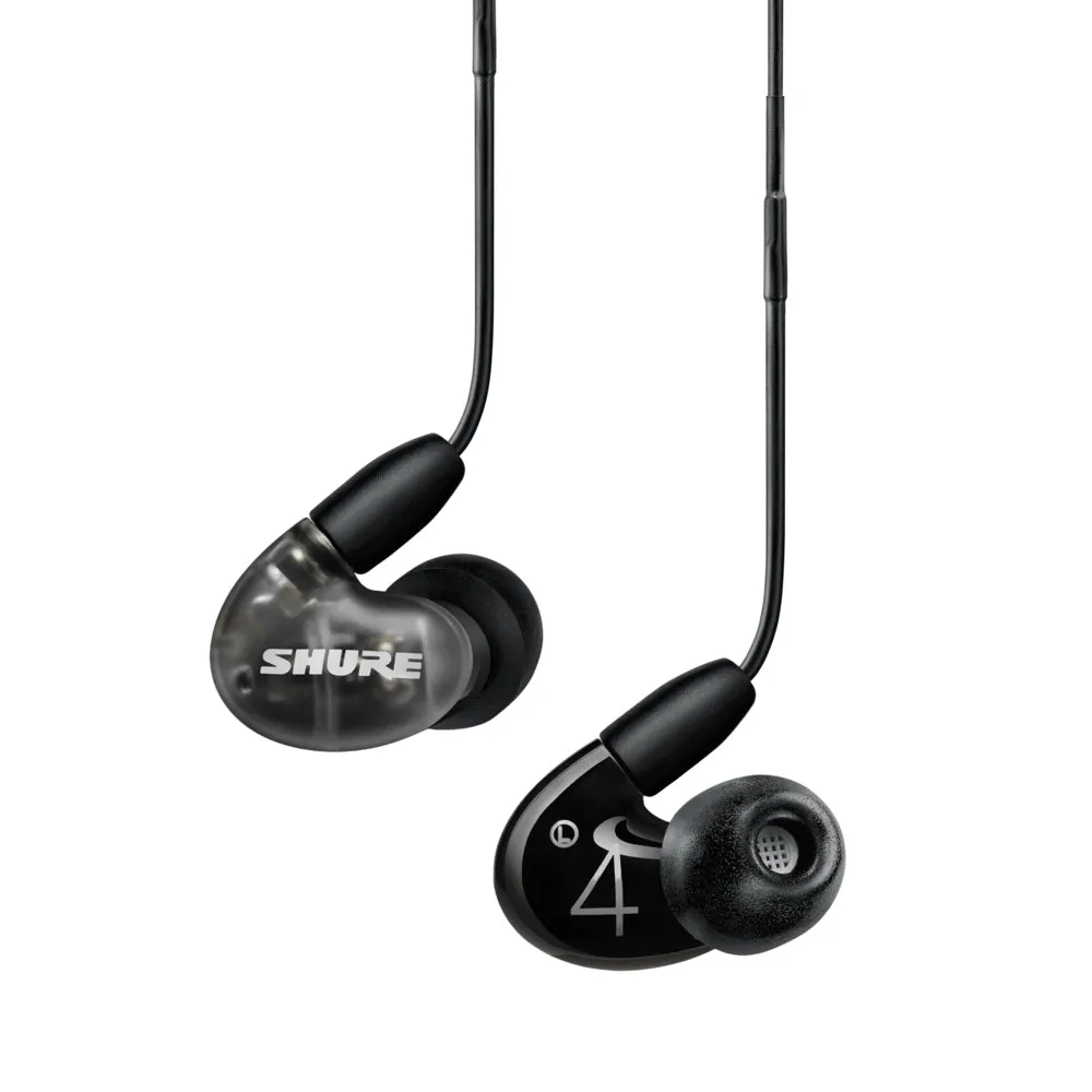 Shure AONIC 4 Wired Sound Isolating Earphones with Remote   Mic