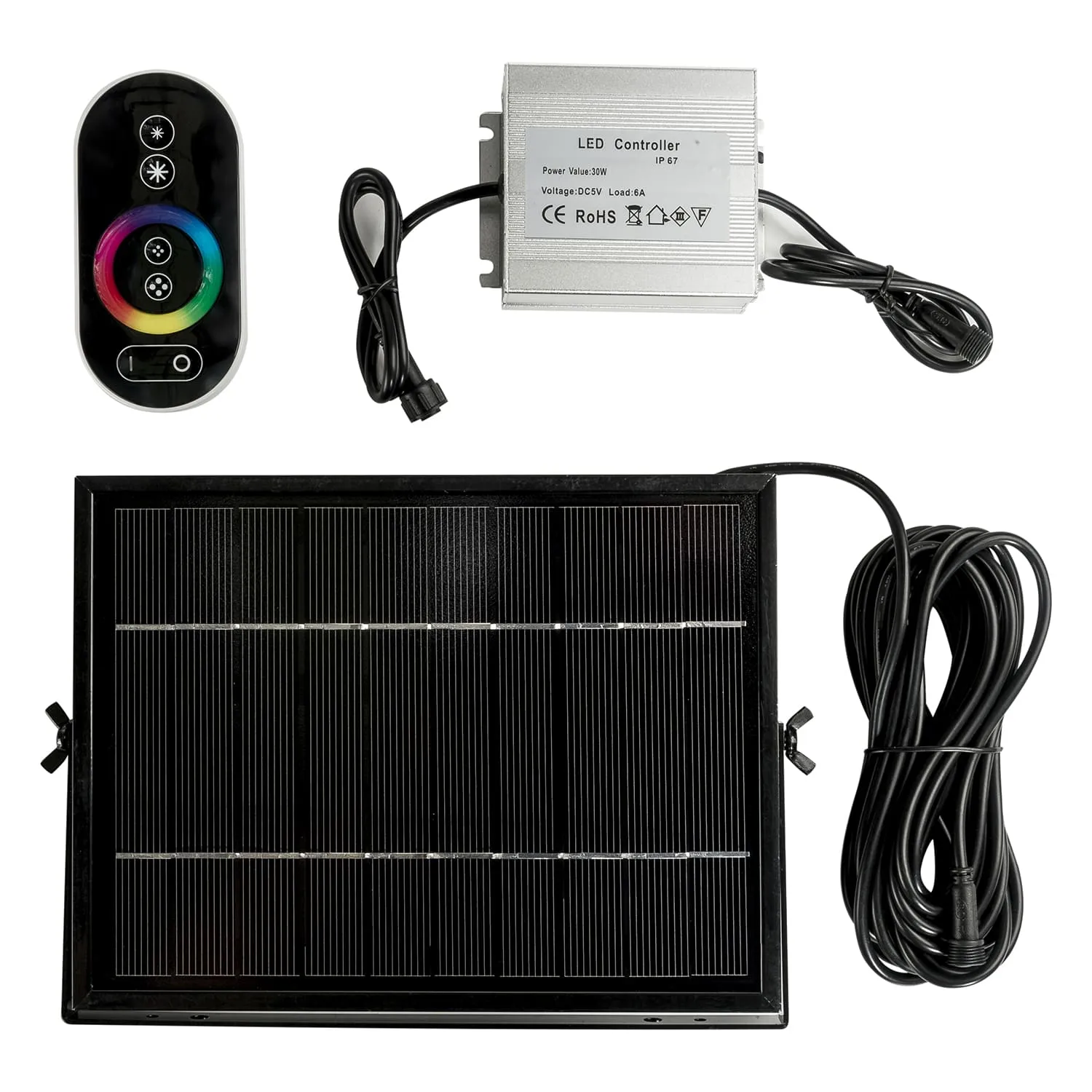 Solar Powered Deck / in-Ground Lighting Kit 5 Pack IP67 in Stainless Steel Solar Lighting Direct