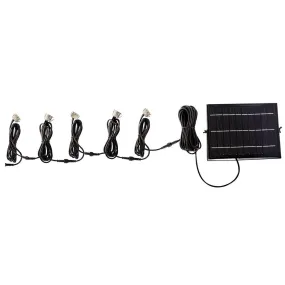 Solar Powered Deck / in-Ground Lighting Kit 5 Pack IP67 in Stainless Steel Solar Lighting Direct