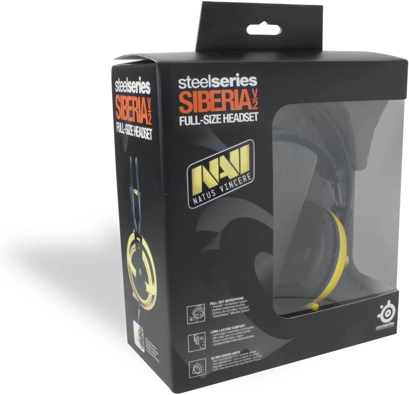 SteelSeries Siberia V2 Navi Full-Size Gaming Headset (Yellow)