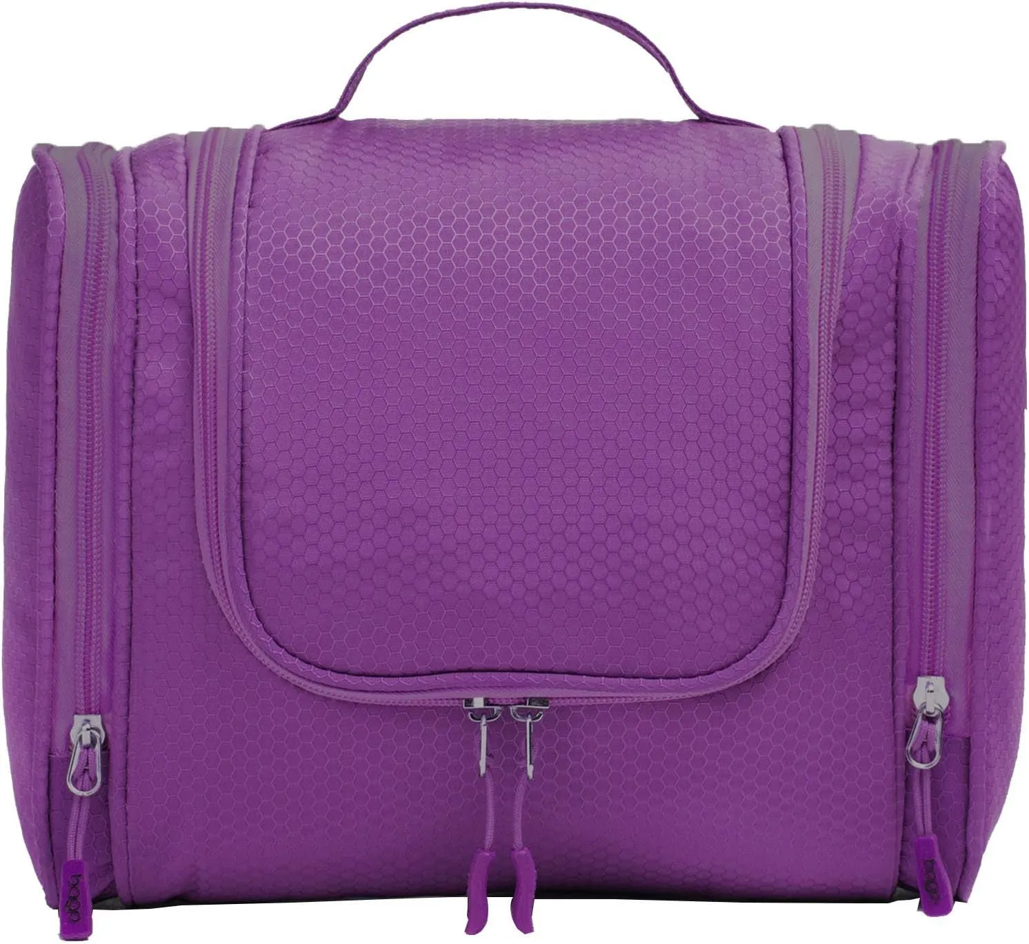 Travel Toiletry Bag for Women and Men X-Large Waterproof Hanging Large Toiletry Bag for Bathroom and Travel Bag for Toiletries Organizer -Travel Makeup Bag (Purple)