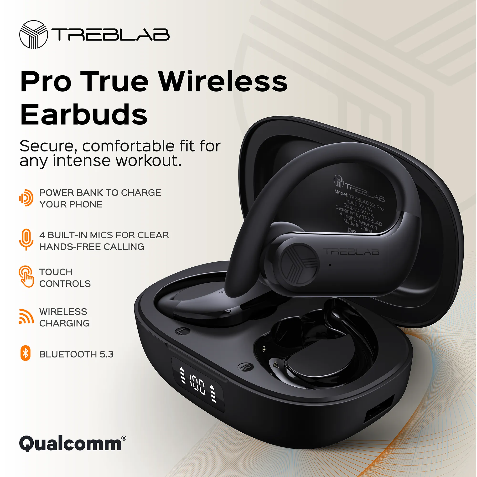 TREBLAB X3 Pro (Renewed)