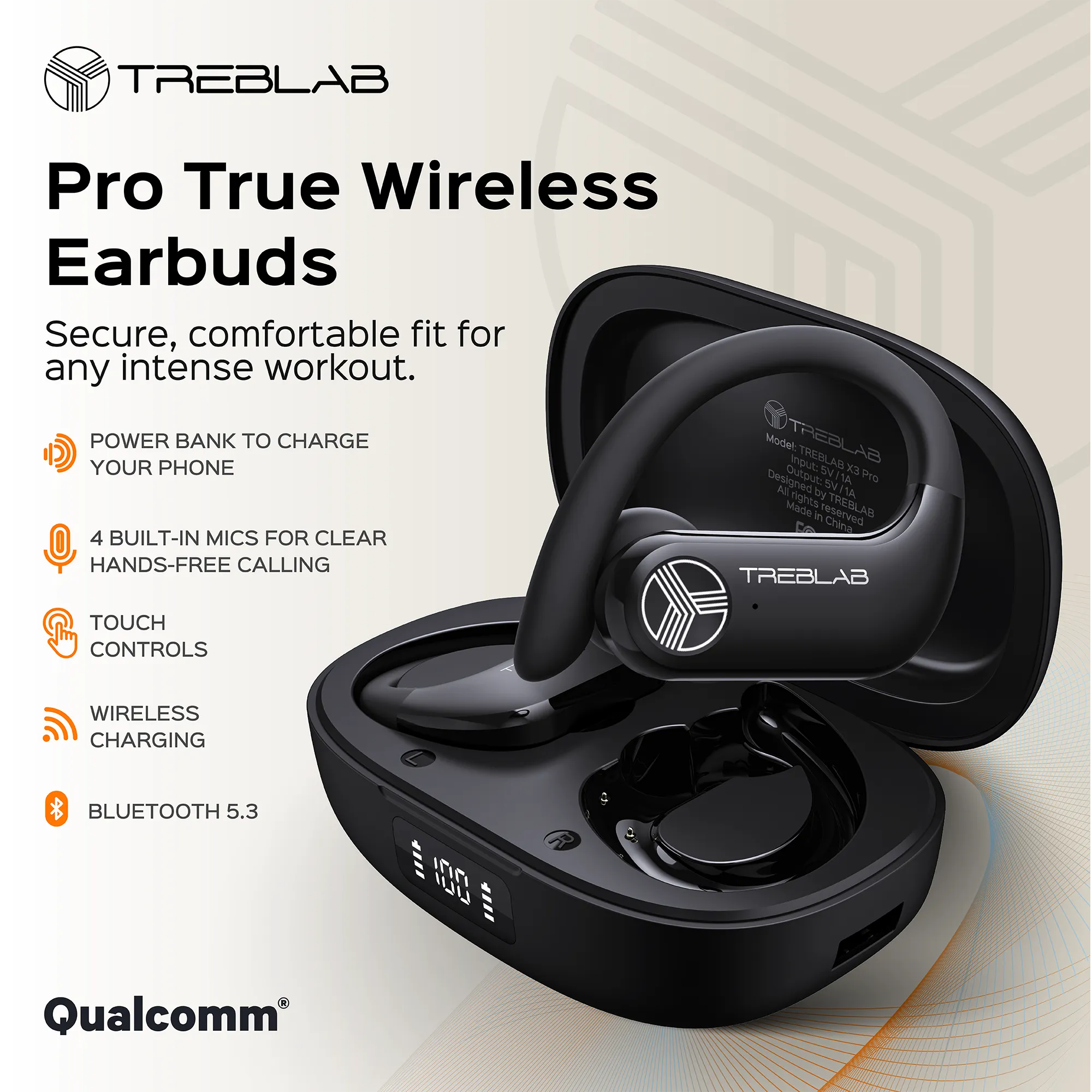 TREBLAB X3 Pro (Renewed)