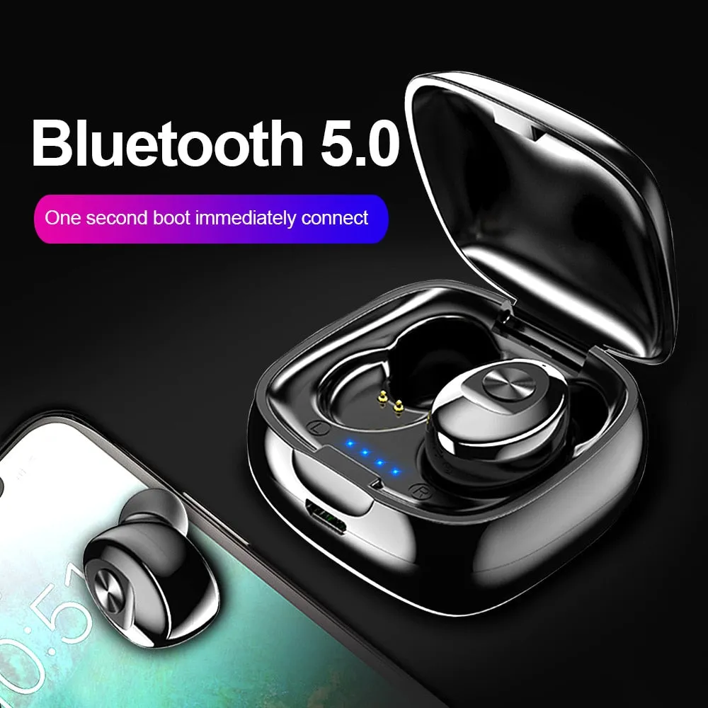 TWS Bluetooth 5.0 Earphone Wireless Headphone True Wireless Stereo Earbuds HIFI Sport Earphones Handsfree with Mic for Phone