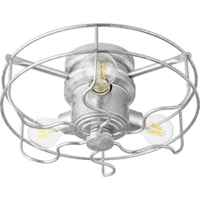 Windmill Open Cage Light Kit - Galvanized